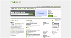 Desktop Screenshot of maifriss.hu